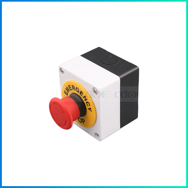 China supplier NC emergency stop switches with box 10a xb2 lay 22mm push button