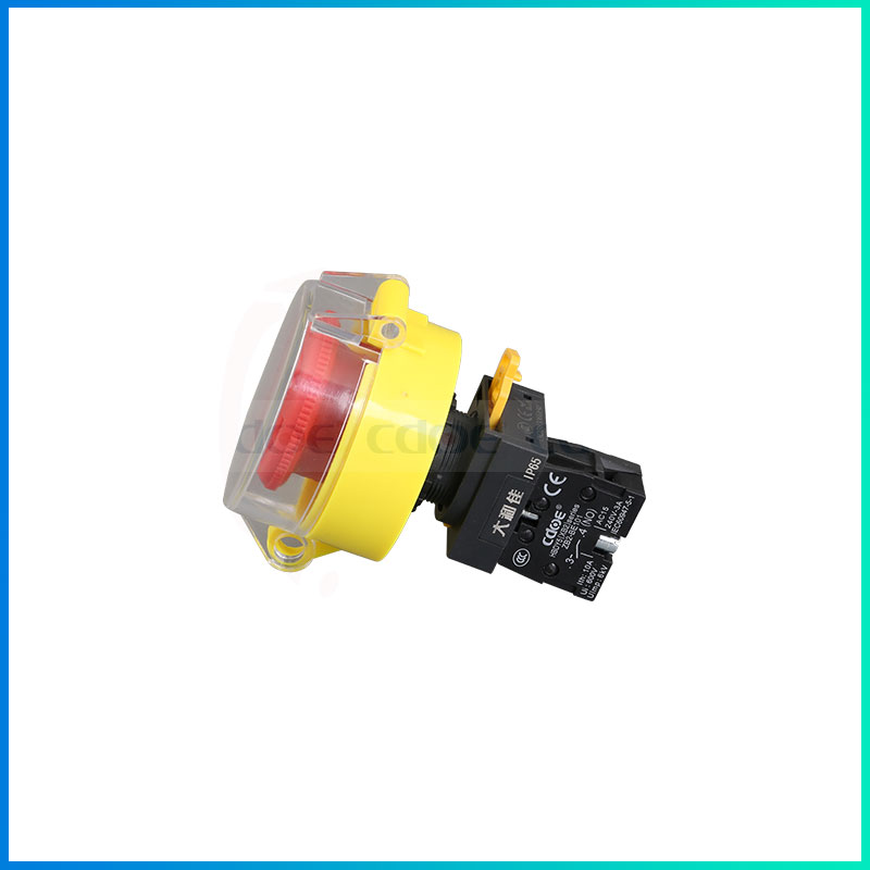 Emergency stop switches 22MM with protecting cover Product side