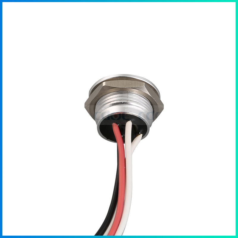 Pizeo push button switch 16mm product side